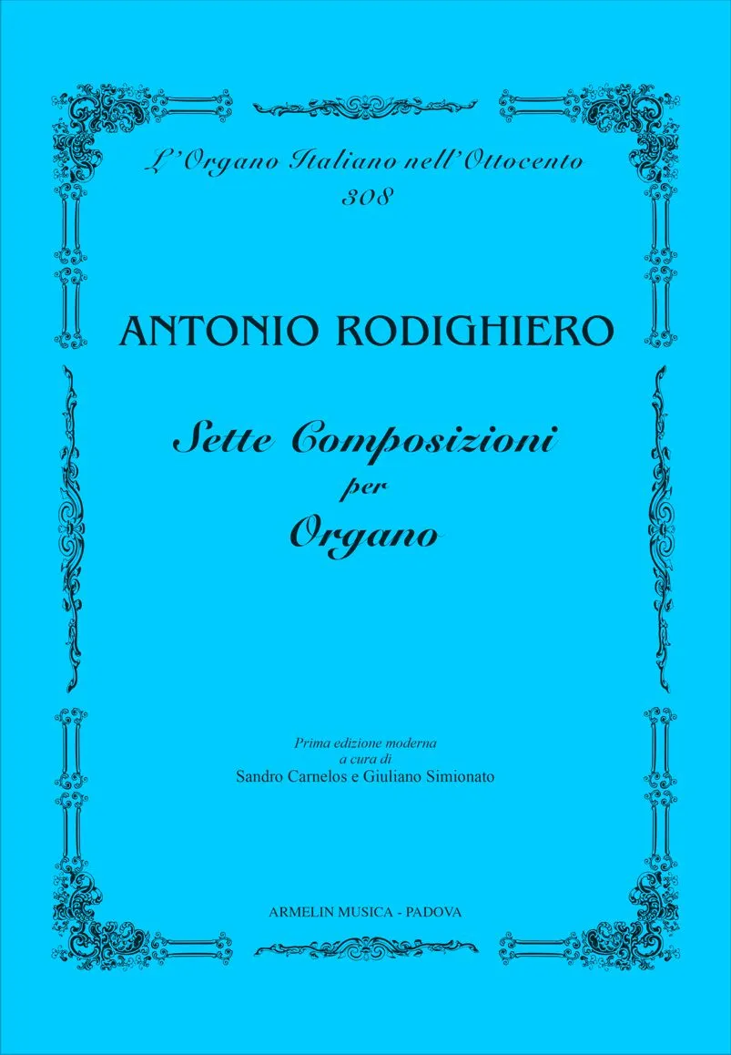 Armelin Musica Sette composizioni per organo noty varhany
