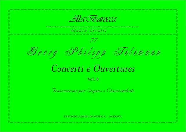 Armelin Musica Concerti e Ouvertures vol. 8 noty