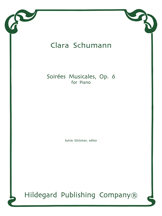 Hildegard Publishing Soirees Musicales Op.6 Clara Schumann noty klavír