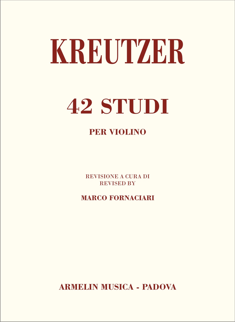 Armelin Musica 42 studi per violino noty housle