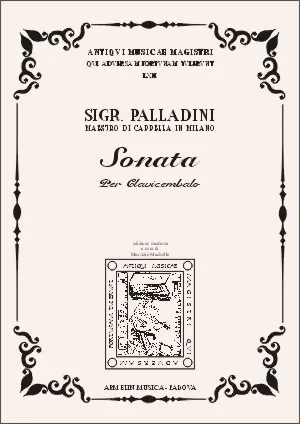 Armelin Musica Sonata per il clavicembalo noty pro cembalo