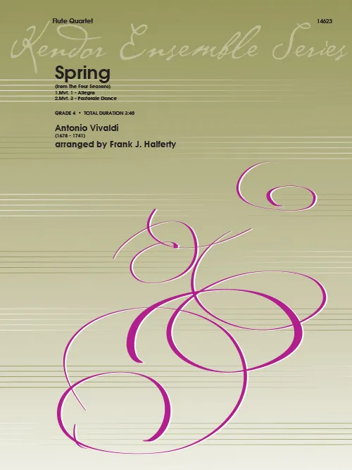 Kendor Music Spring noty pro flétnové kvarteto