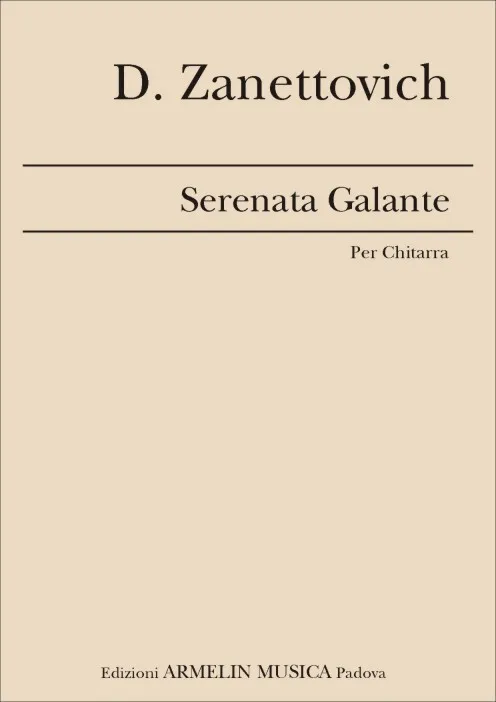 Armelin Musica Serenata Galante noty