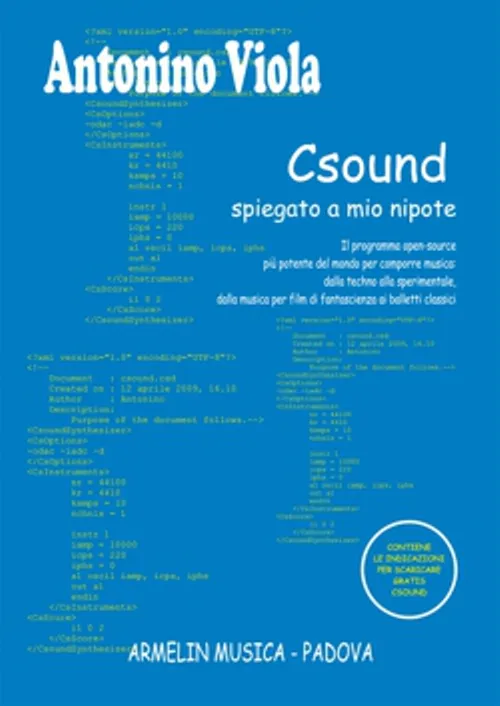 Armelin Musica Csound spiegato a mio nipote kniha