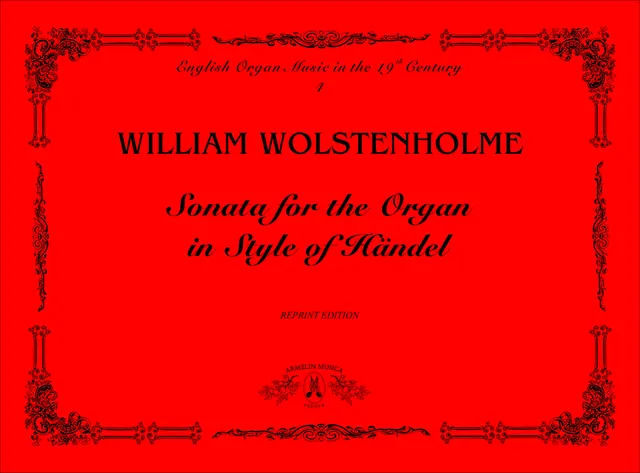 Armelin Musica Sonata for the Organ Handel varhanní noty