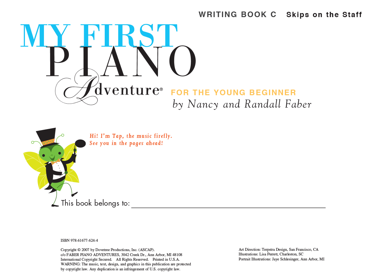 Faber My First Piano Adventure Writing Book C pracovní sešit