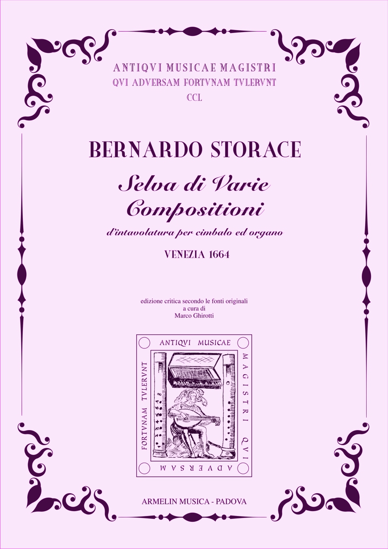 Armelin Musica Selva di varie composizioni Venezia 1664 noty cembalo