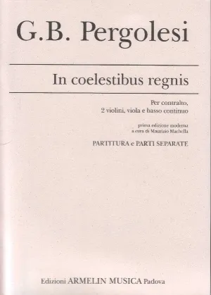 Armelin Musica In Coelestibus Regnis noty pro varhany
