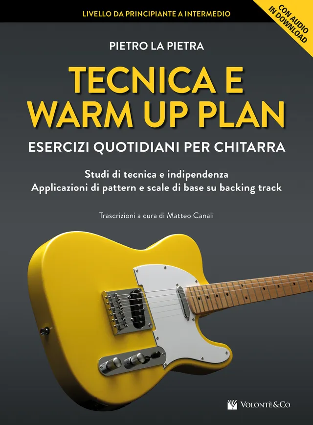 Volonte & Co Tecnica e Warm Up Plan cvičebnice pro kytaru s audiem