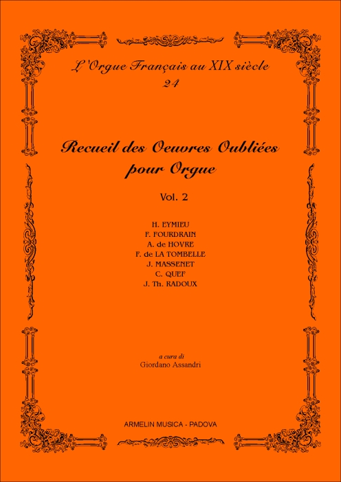 Armelin Musica Recueil Oeuvres Oubliées vol. 2 noty pro varhany