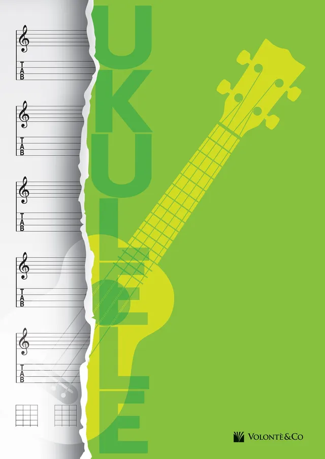 Volonte & Co Quaderno di musica notový sešit pro ukulele
