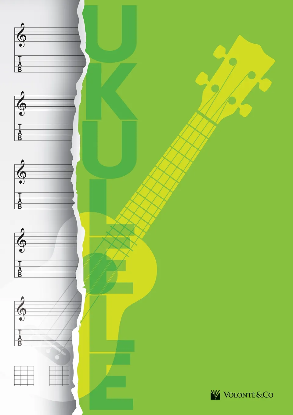 Volonte & Co Quaderno di musica notový sešit pro ukulele
