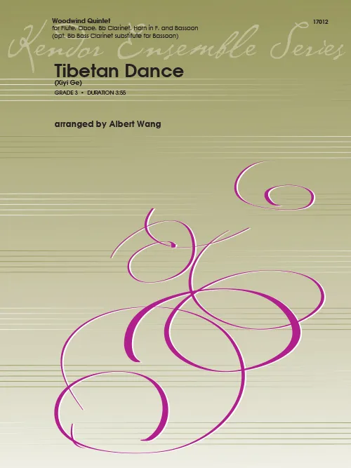 Kendor Music Tibetan Dance noty dechové kvinteto stupeň 3