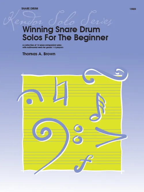 Kendor Music Winning Snare Drum Solos noty pro malý buben
