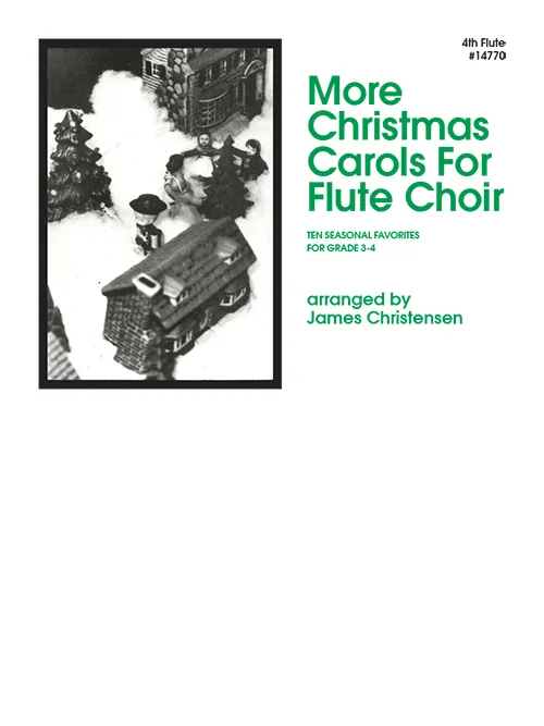 Kendor Music More Christmas Carols 4th Flute part pro flétnu