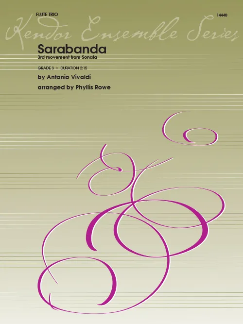 Kendor Music Sarabanda noty pro flétny s klavírem
