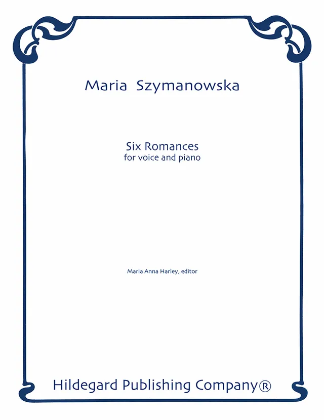 Hildegard Six Romances Szymanowska noty zpěv klavír