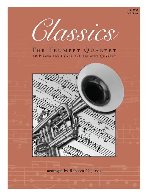 Kendor Music Classics Trumpet Quartet partitura 10 skladeb