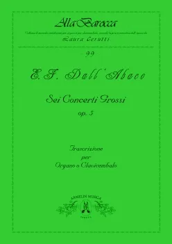 Armelin Musica 6 Concerti Grossi op. 5 partitura
