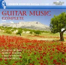 Ediciones Joaquín Rodrigo Guitar music complete CD kytara 3CD
