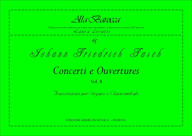 Armelin Musica Concerti e Ouvertures 8 partitura