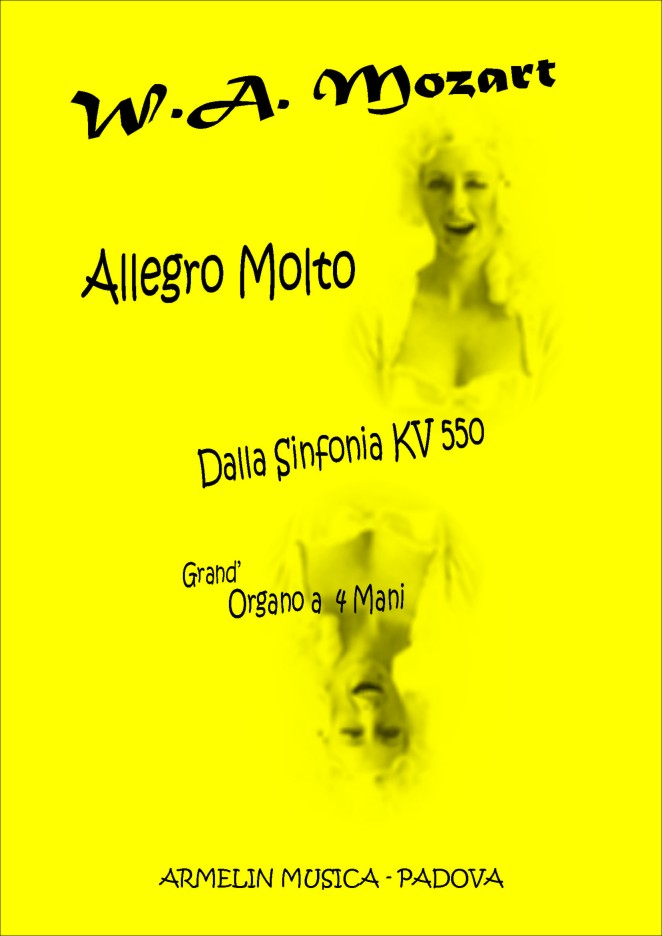 Armelin Musica Allegro Molto KV 550 noty pro varhany