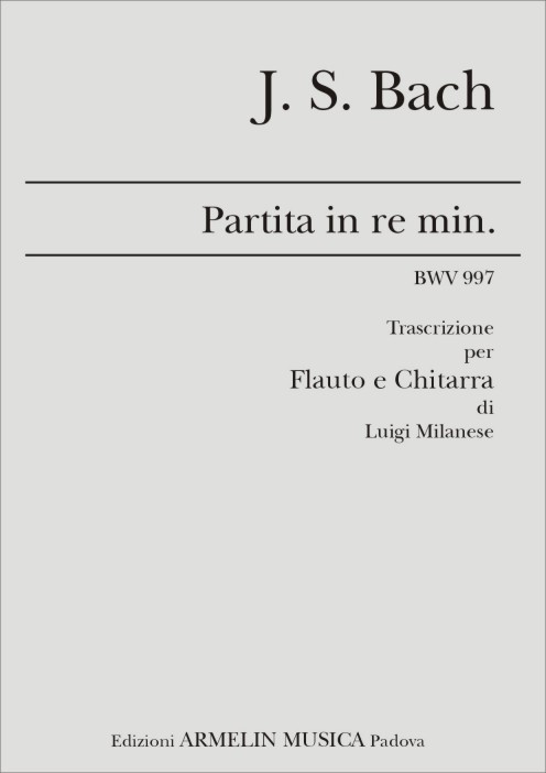 Armelin Musica Partita BWV 997 noty pro kytaru