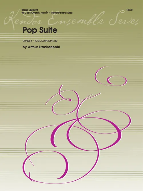 Kendor Music Pop Suite noty pro žesťové kvinteto 7:30