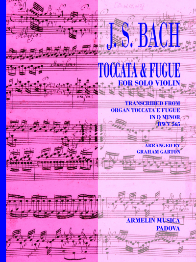 Armelin Musica Toccata and Fugue BWV 565 housle sólo