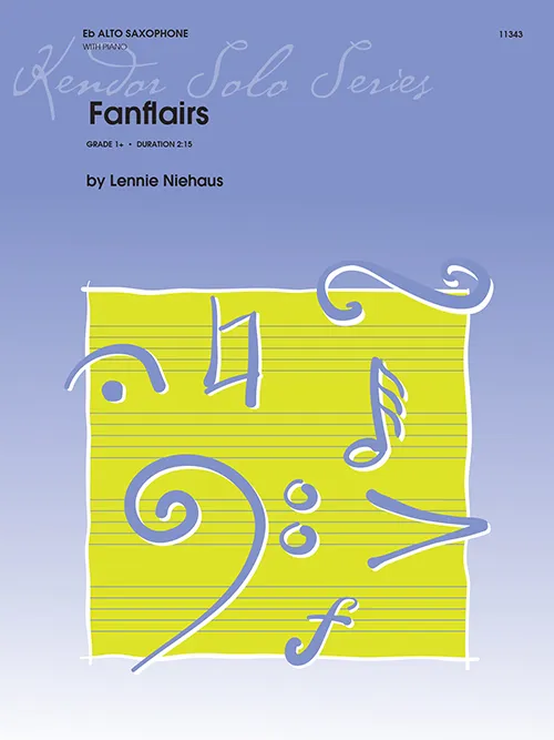 Kendor Music Fanflairs noty pro altsaxofon a klavír