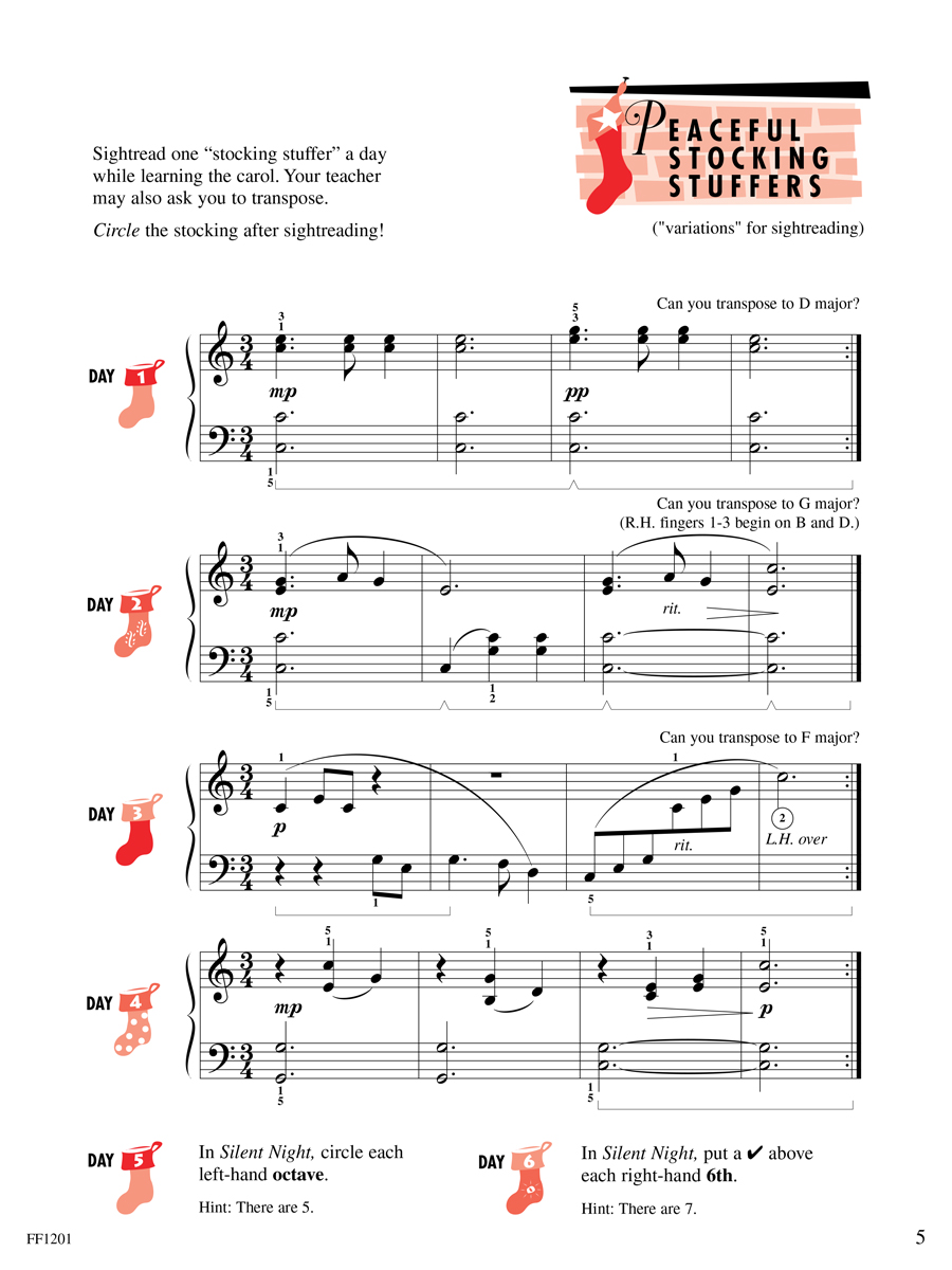 Piano Adventures Level 3B Christmas klavírní škola vánoční koledy