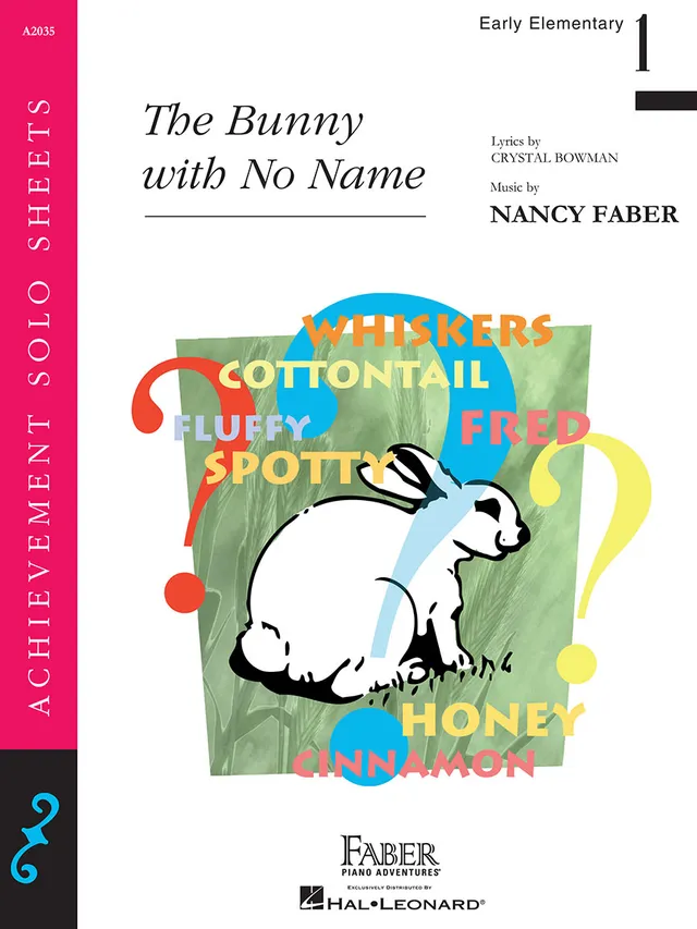 Faber Piano Adventures The Bunny with No Name noty pro děti
