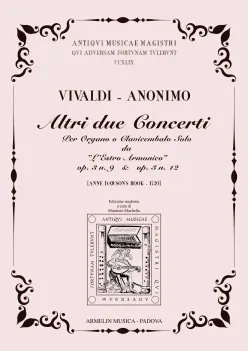 Armelin Musica Estro Armonico op.3 noty 2 koncerty