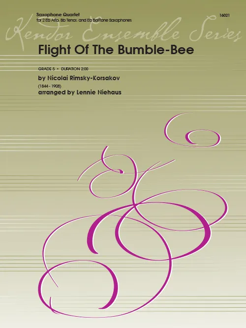 Kendor Music Flight Of The Bumble-Bee noty saxofon kvartet