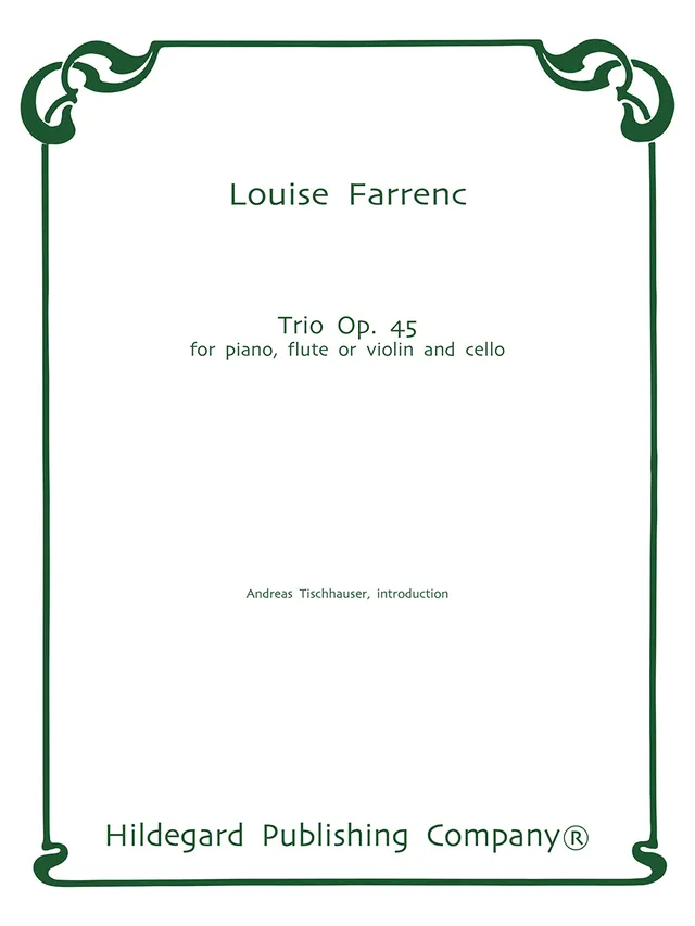 Hildegard Publishing Trio Op. 45 Farrenc noty partitura hlasy