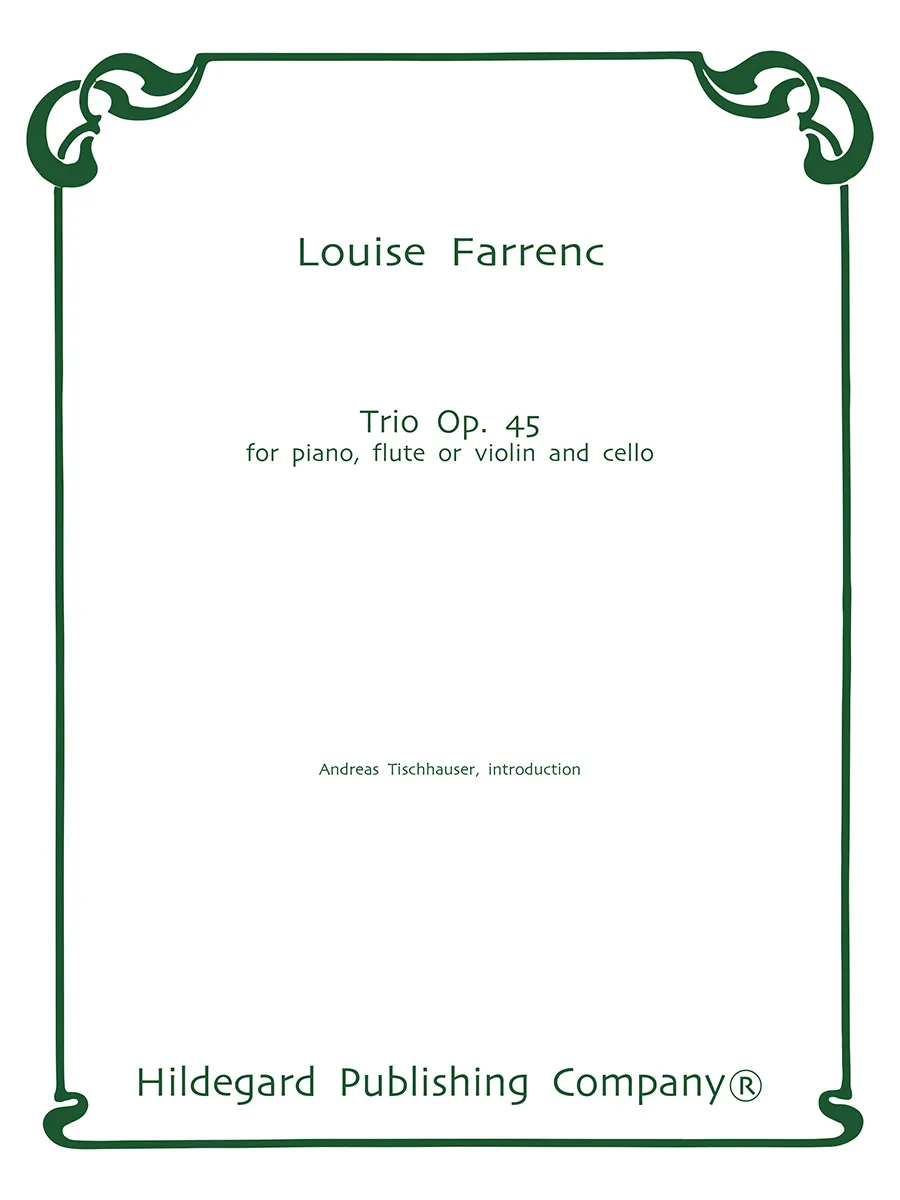 Hildegard Publishing Trio Op. 45 Farrenc noty partitura hlasy
