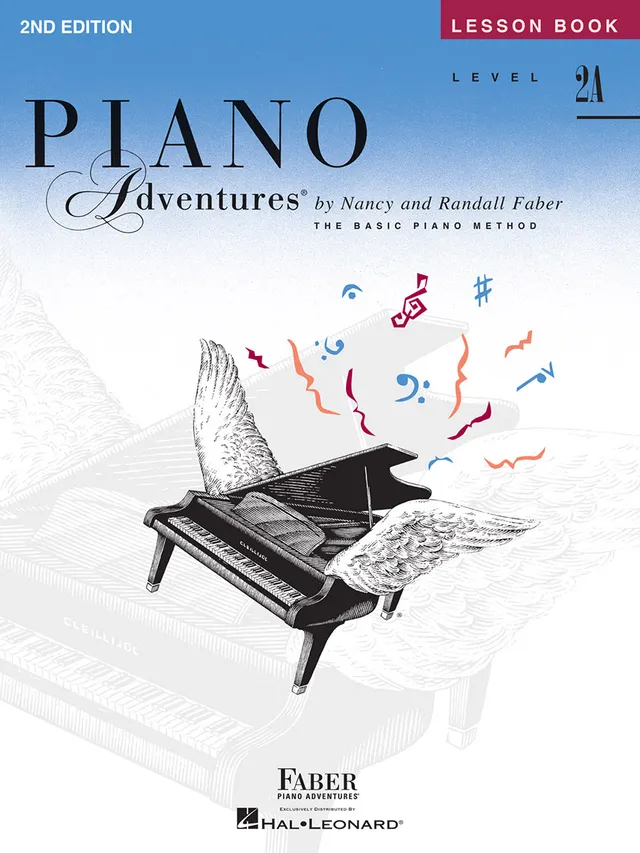Faber Piano Adventures Level 2A Lesson Book 2nd Edition noty