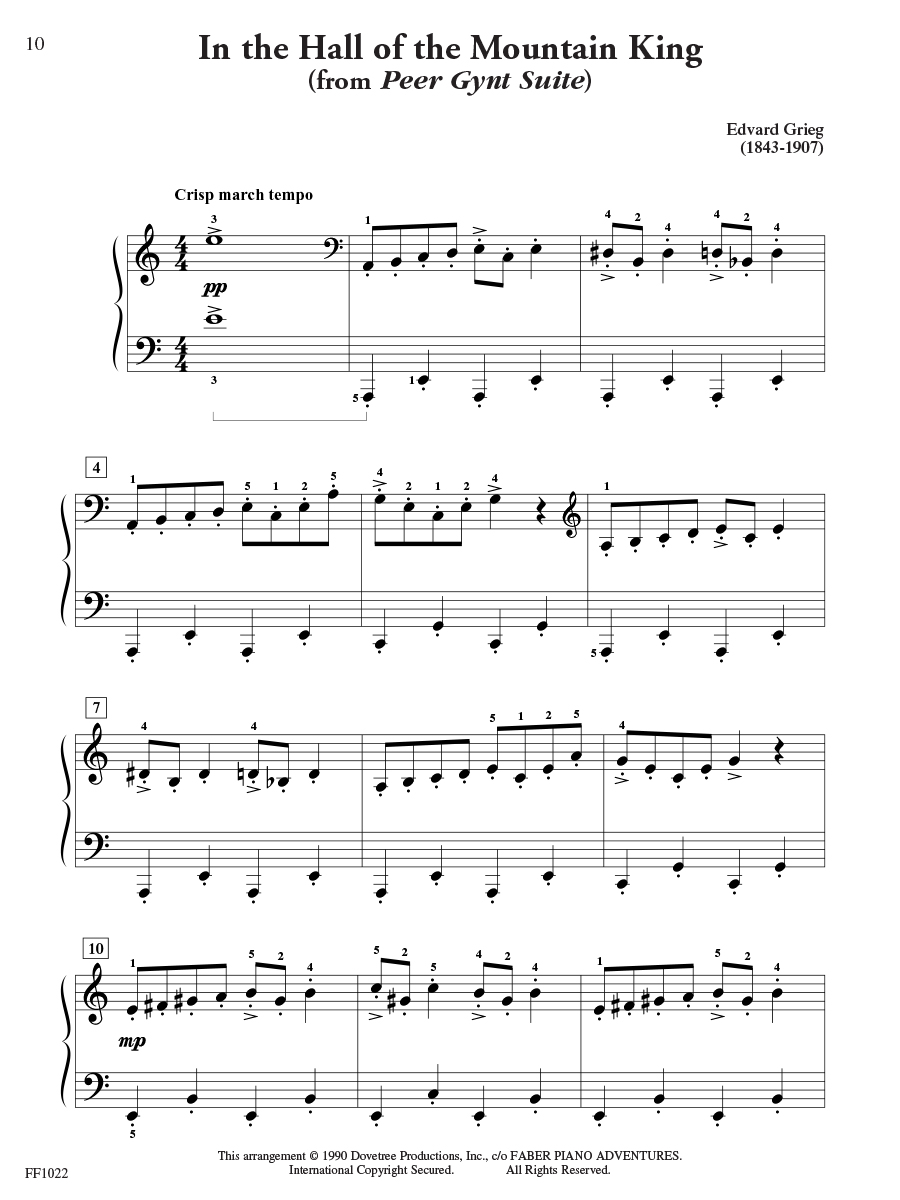 Faber Piano Adventures FunTime Piano Classics noty level 3A–3B
