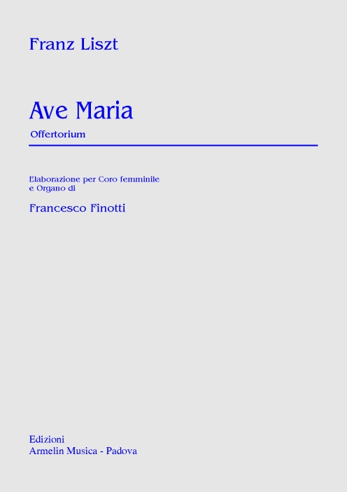 Armelin Musica Ave Maria noty duchovní skladba