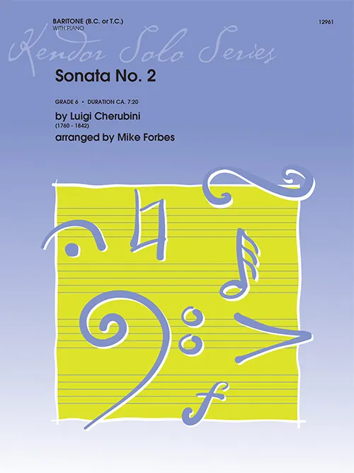 Kendor Music Sonata No. 2 noty baryton a klavír