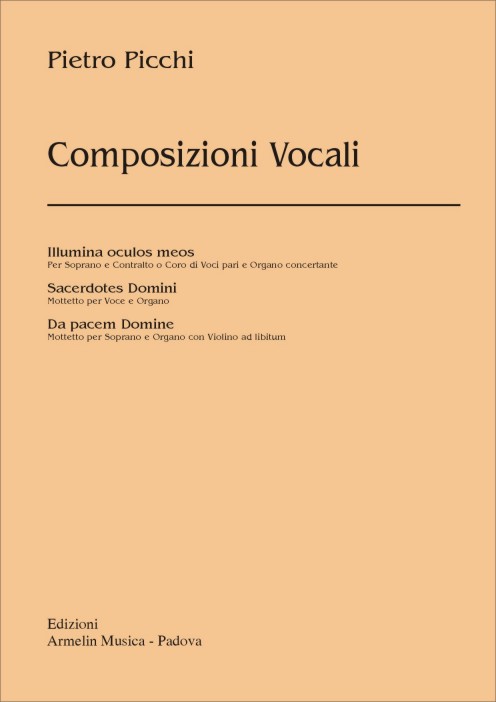 Armelin Musica Composizioni Vocali noty zpěv varhany