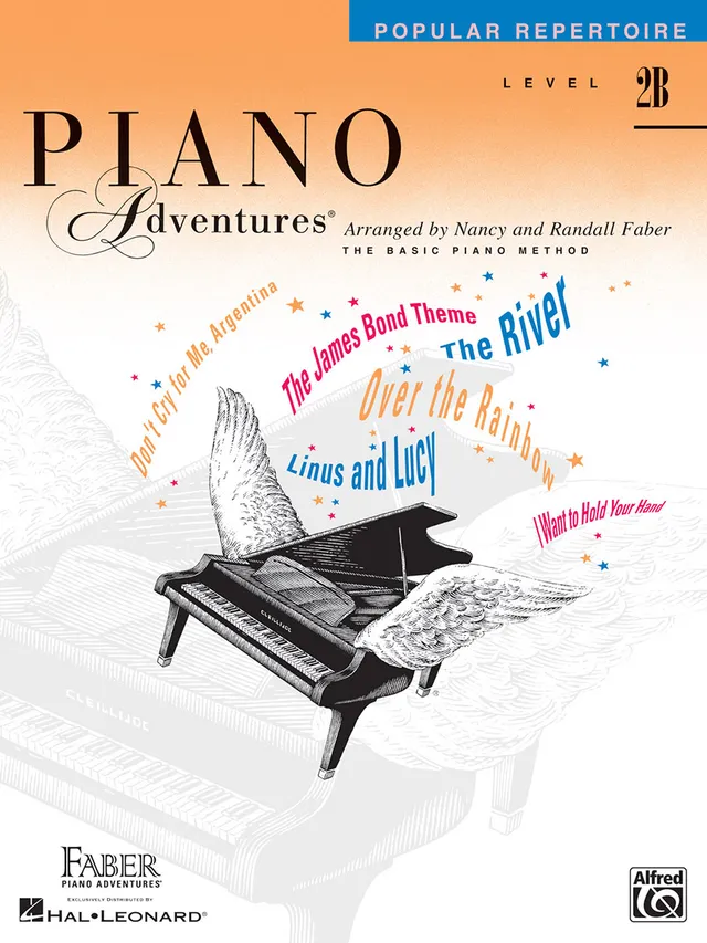 Faber Piano Adventures 2B Popular Repertoire noty pro klavír