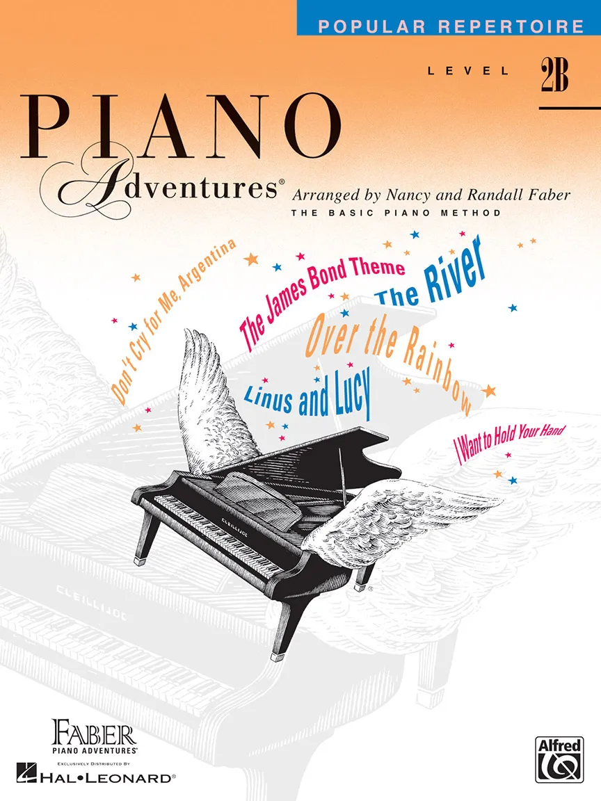 Faber Piano Adventures 2B Popular Repertoire noty pro klavír