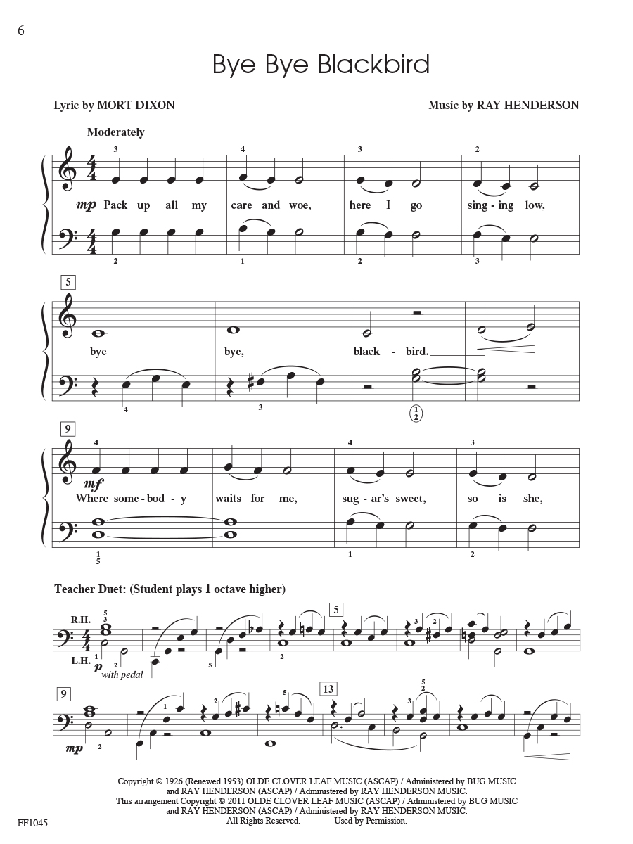 Faber Piano Adventures ShowTime Piano Jazz & Blues noty 2A