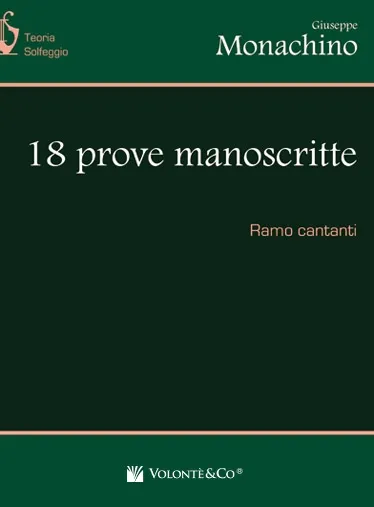 Volonte & Co 18 Prove Manoscritte noty tištěné vydání