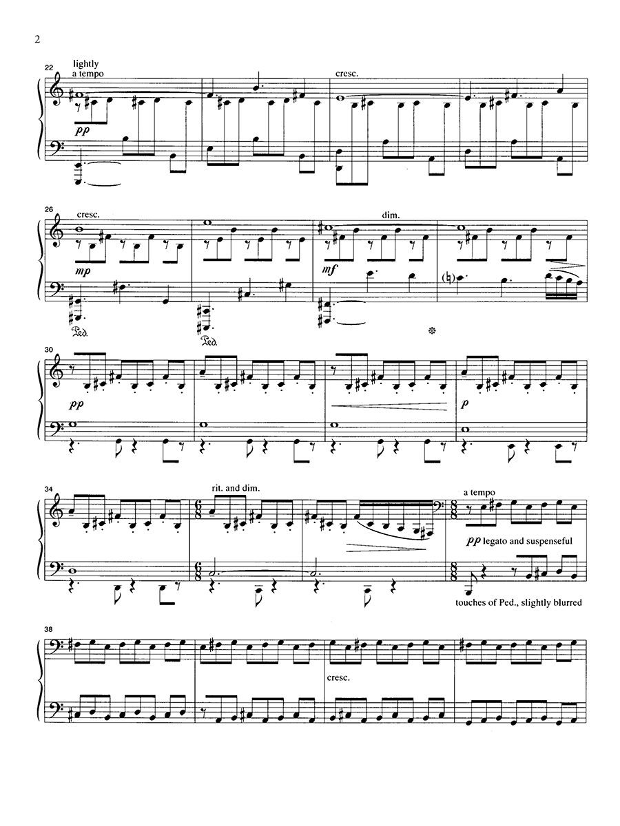 Hildegard Publishing Serenade/Toccata noty pro klavír digitální vydání
