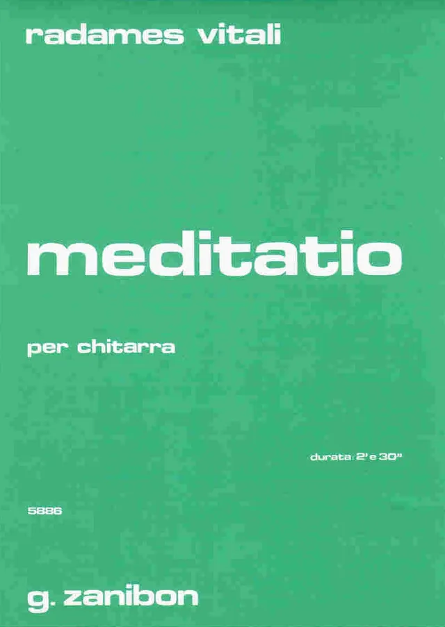 Armelin Musica Meditatio noty ověřené vydání