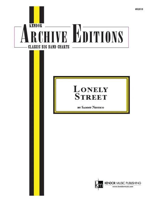 Kendor Music Lonely Street noty pro big band balada