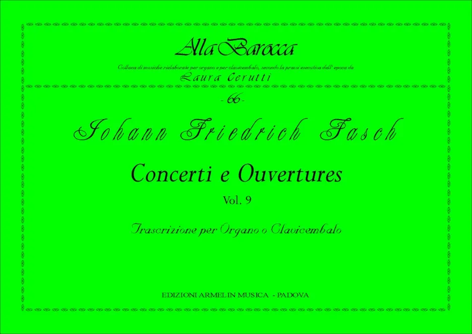 Armelin Musica Concerti e Ouvertures Vol. 9 partitura
