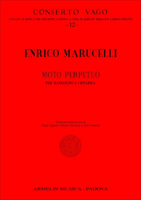 Armelin Musica Moto perpetuo noty pro mandolínu a kytaru